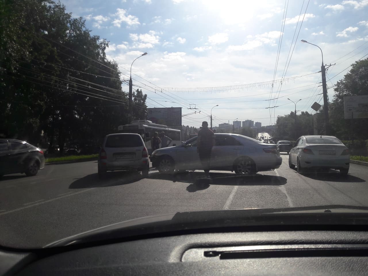 На улице Воровского произошло ДТП