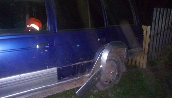 В Белохолуницком районе пьяный водитель «Ниссана» уценил машину и бетонный столб
