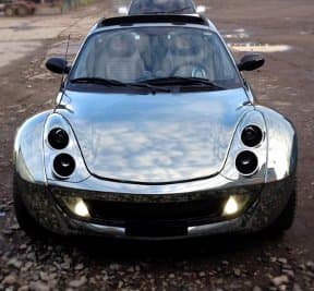 Зеркальный Smart Brabus — «НЕТ» дорогому бензину