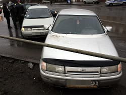 ДТП на Производственной: два ВАЗа не поделили перекресток