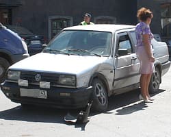 Дневное ДТП на Комсомольской