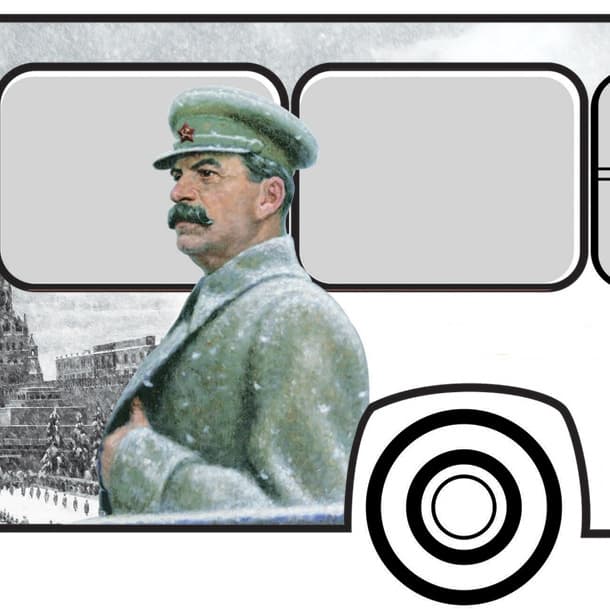 «Автобус Победы» с фотографией Сталина. Кто разрешил?