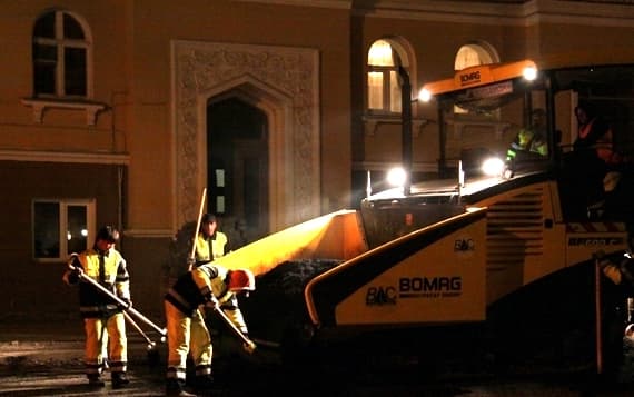 Ремонт дорог в Кирове: ночью займутся центром города
