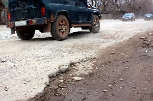 Улица Блюхера — OFF-ROAD. Ремонт нам только снится...