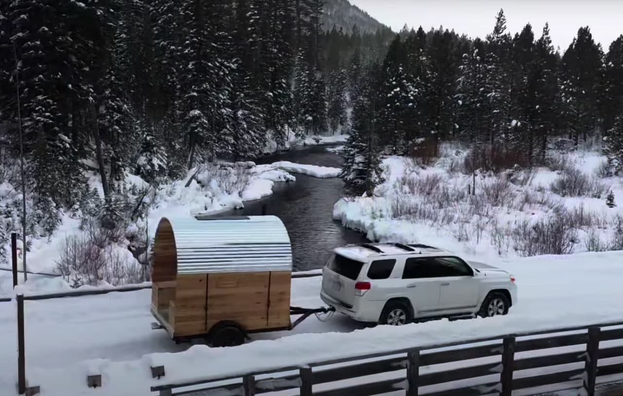 С ветерком и парком: американская компания представила автоприцеп-баню