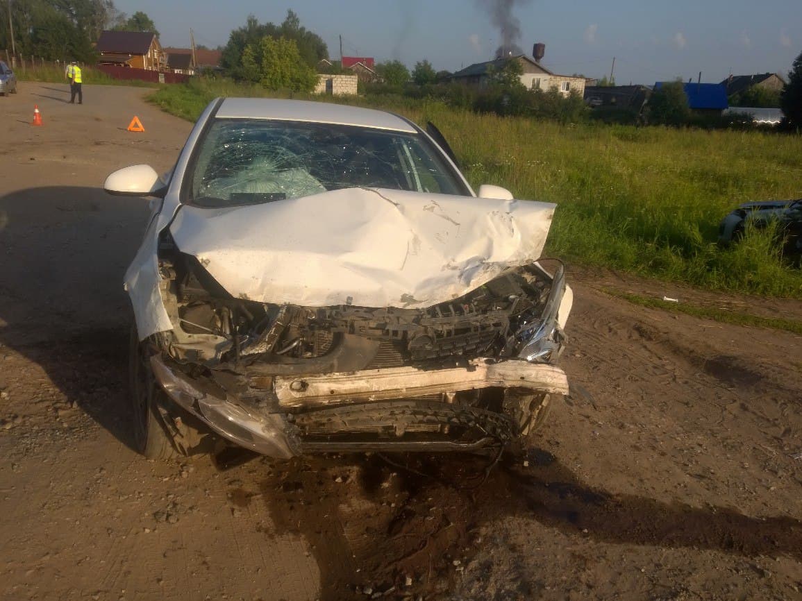 Авария в Ганино: пострадали 3 человека, в их числе ребенок