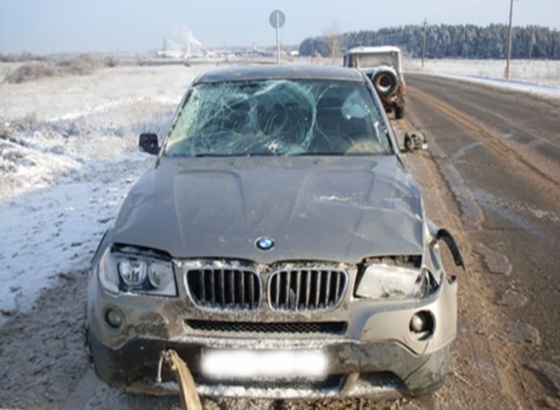 В Котельничском районе BMW слетела в кювет
