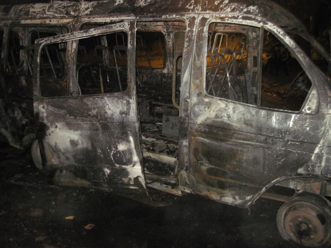 Сварил «Газель» дотла