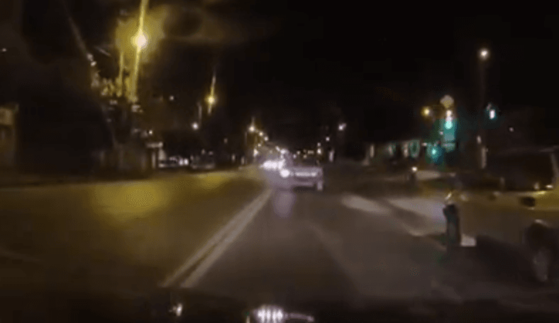 Ударил в зад машине и скрылся - авария на Воровского