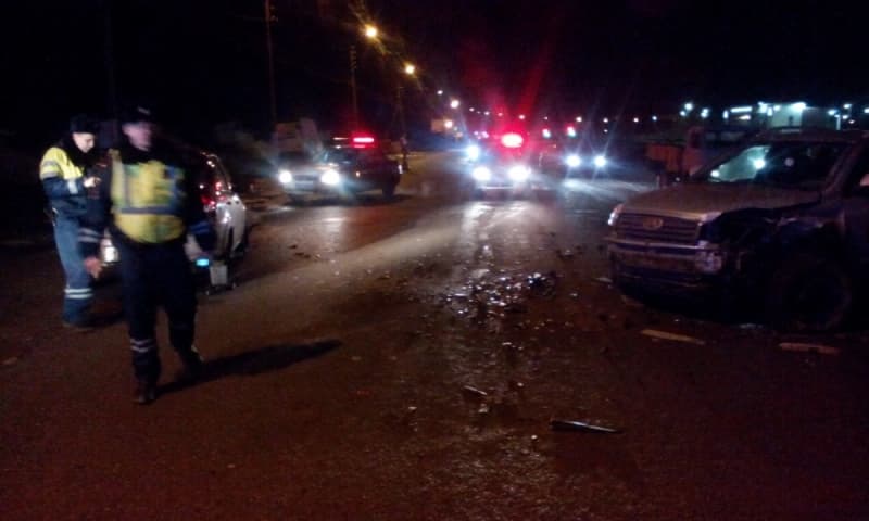 На Дзержинского столкнулись 2 пьяных водителя