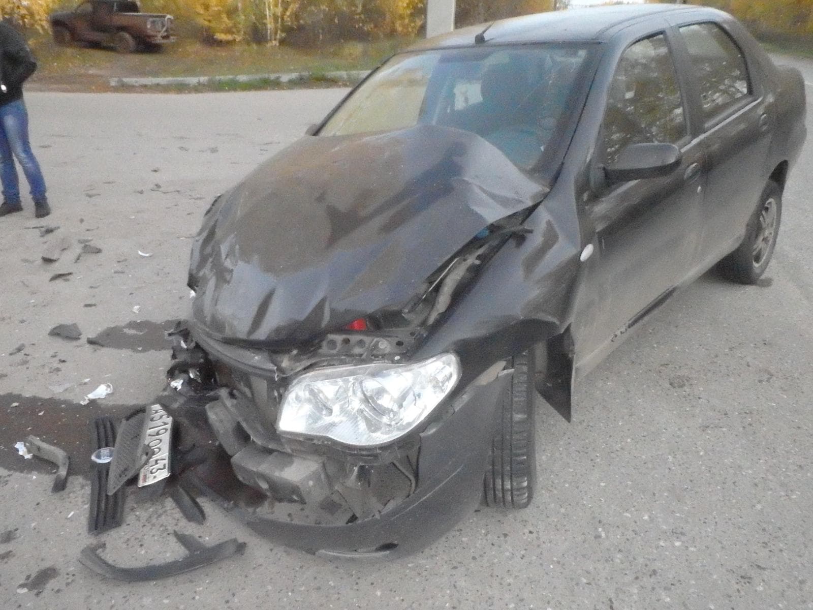 Еще один поворот налево закончился аварией