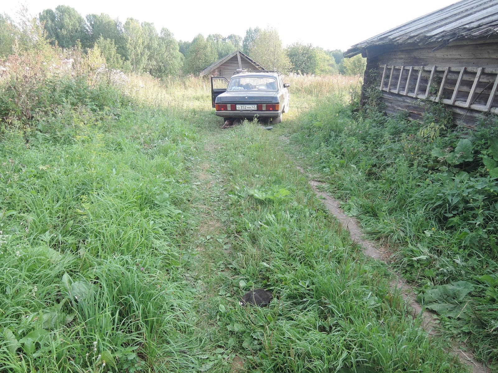 В Унях водитель «Волги» переехал лежащего мужчину