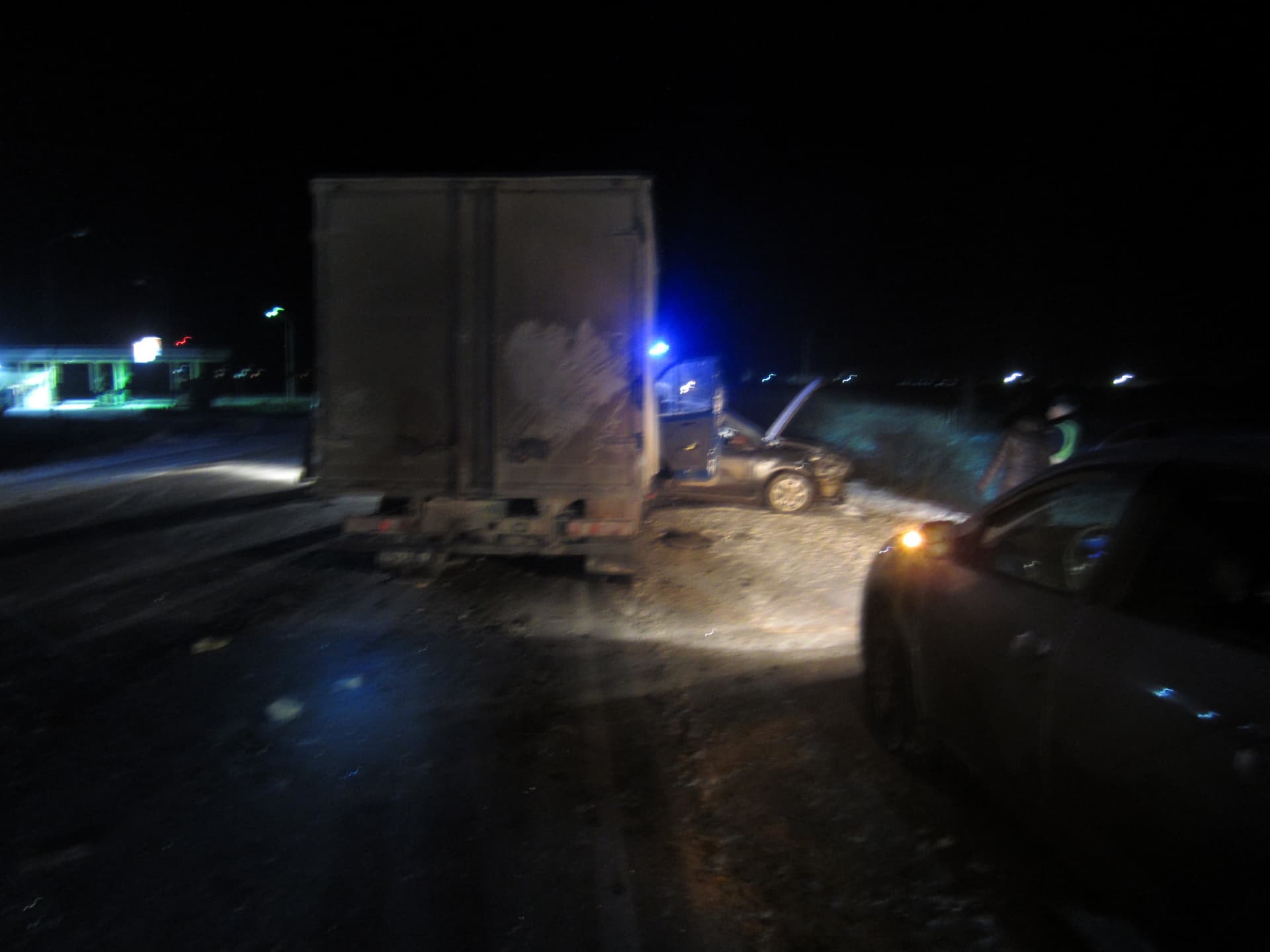 В Орловском районе Subaru сперва врезалась в МАЗ затем в «Газель»