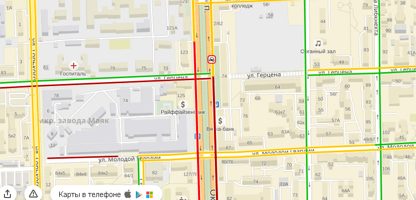 Октябрьский проспект перекрыт из-за аварии