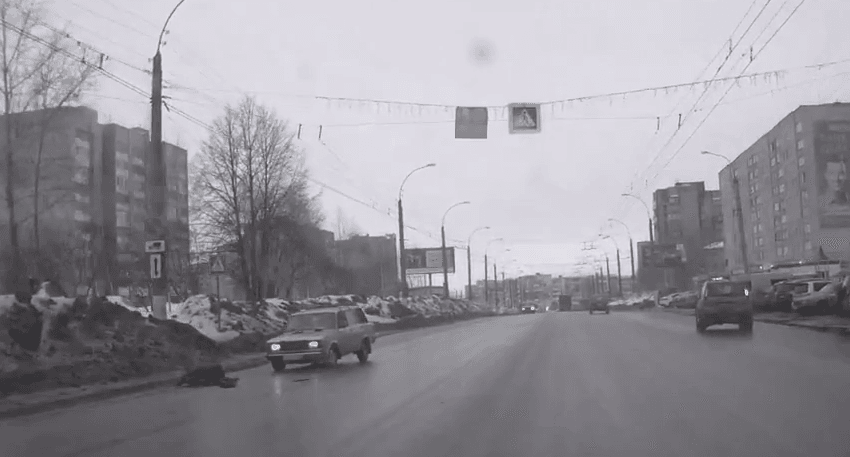 На Московской ВАЗ сбил пешехода