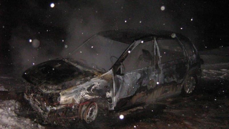 Следователи установили личность погибшего в сгоревшей «Калине»