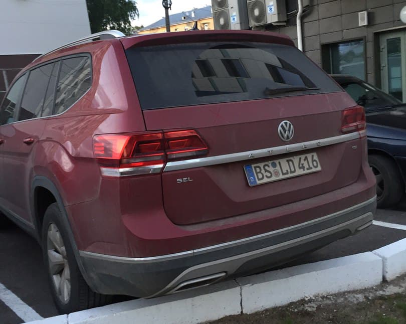 В Кирове замечен Volkswagen Atlas