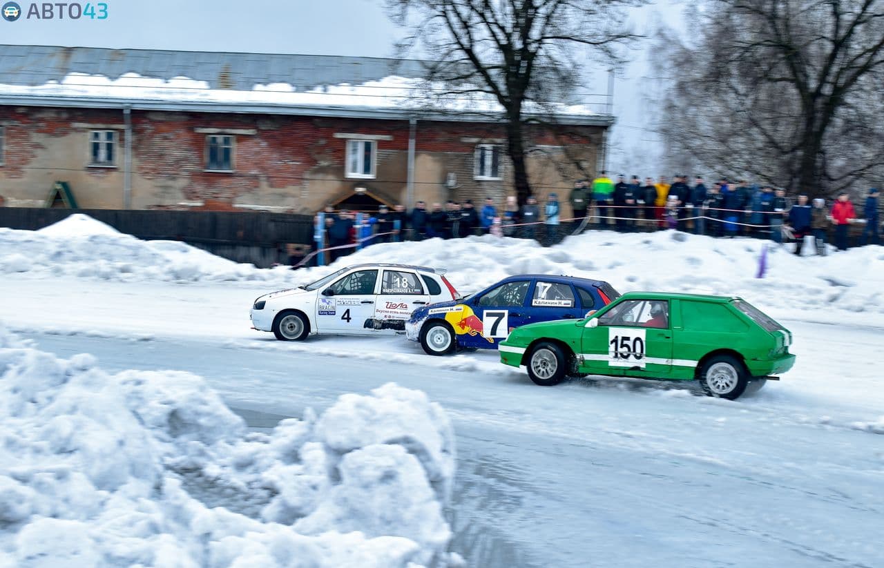Лёд, вода и колея: в Слободском состоялись финальные заезды Кубка АМК «Виктория»