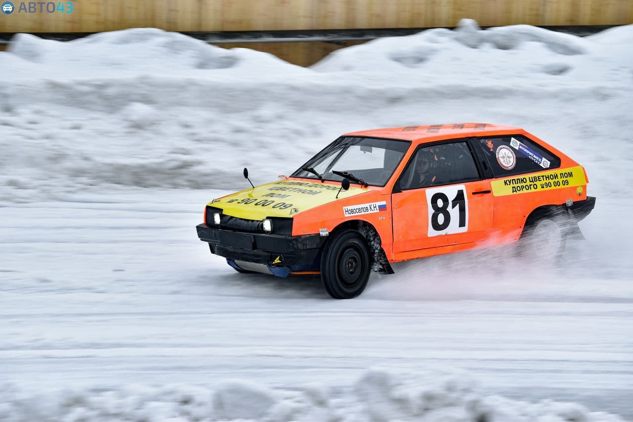 Лёд, вода и колея: в Слободском состоялись финальные заезды Кубка АМК «Виктория»
