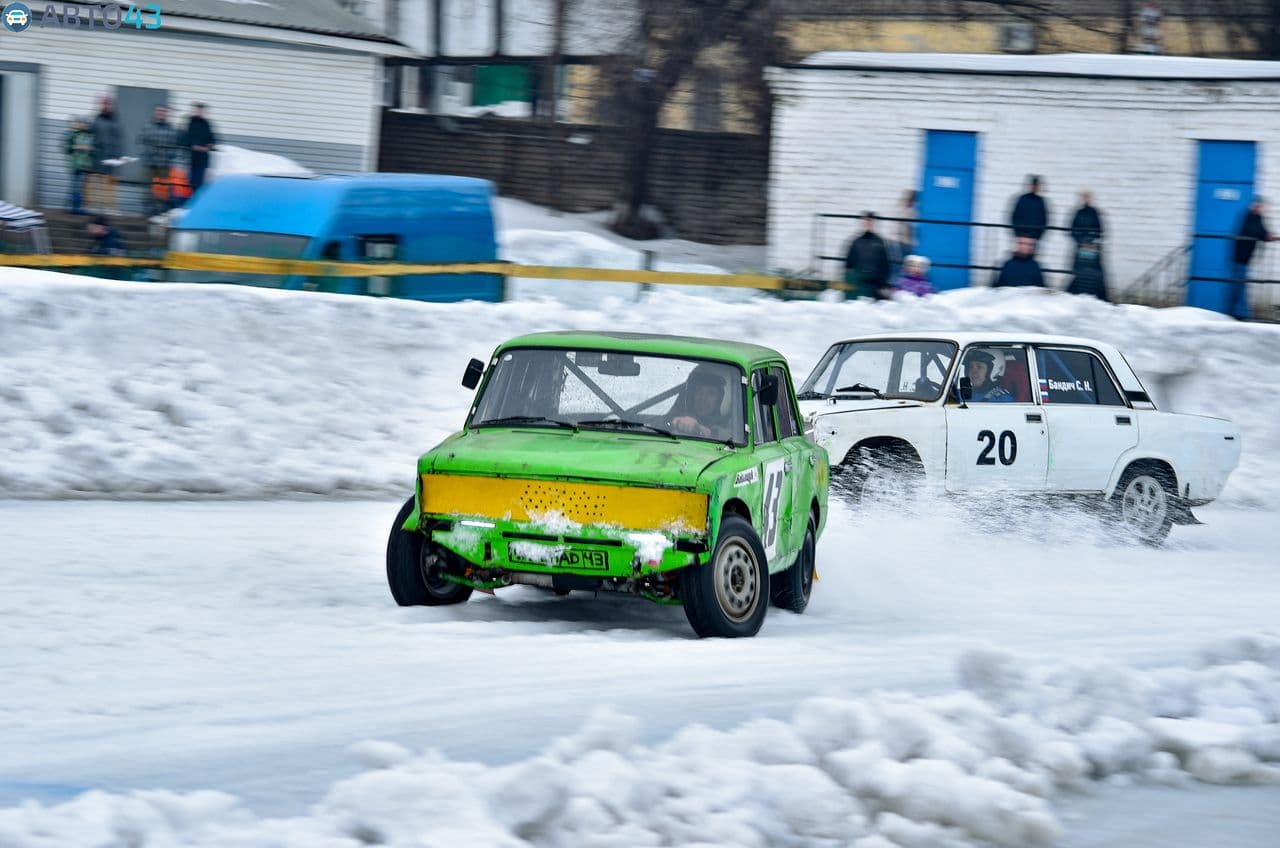 Лёд, вода и колея: в Слободском состоялись финальные заезды Кубка АМК «Виктория»