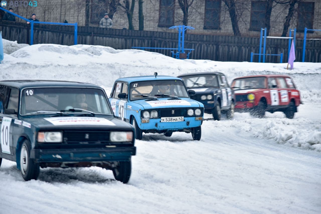Лёд, вода и колея: в Слободском состоялись финальные заезды Кубка АМК «Виктория»