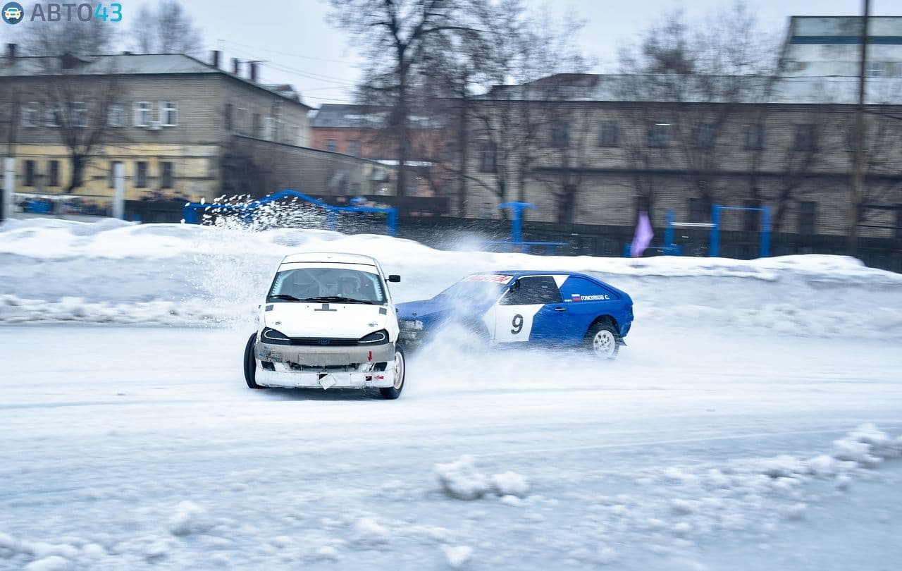 Лёд, вода и колея: в Слободском состоялись финальные заезды Кубка АМК «Виктория»
