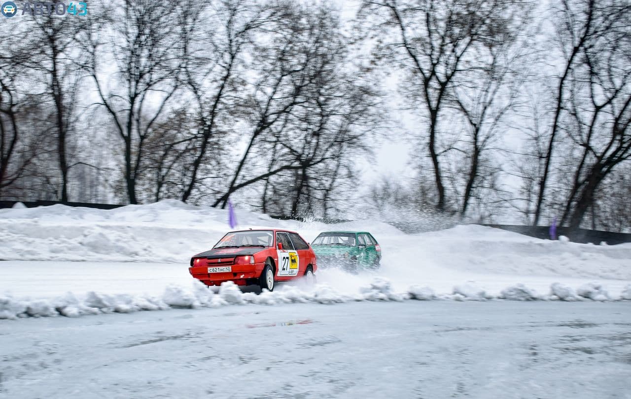 Лёд, вода и колея: в Слободском состоялись финальные заезды Кубка АМК «Виктория»
