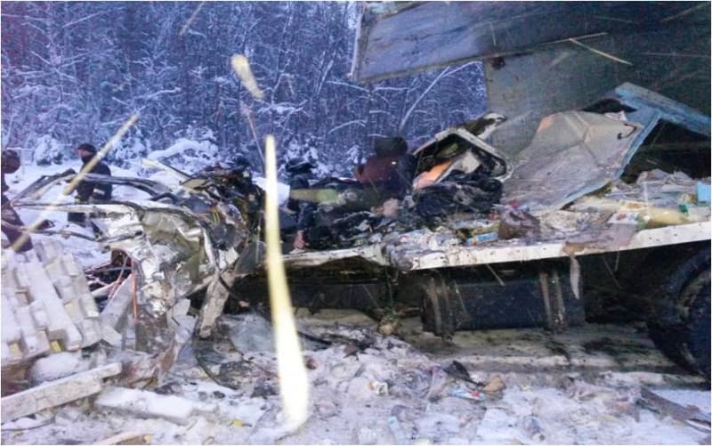 На трассе  при столкновении «Вольво» с «Газелью» погиб водитель