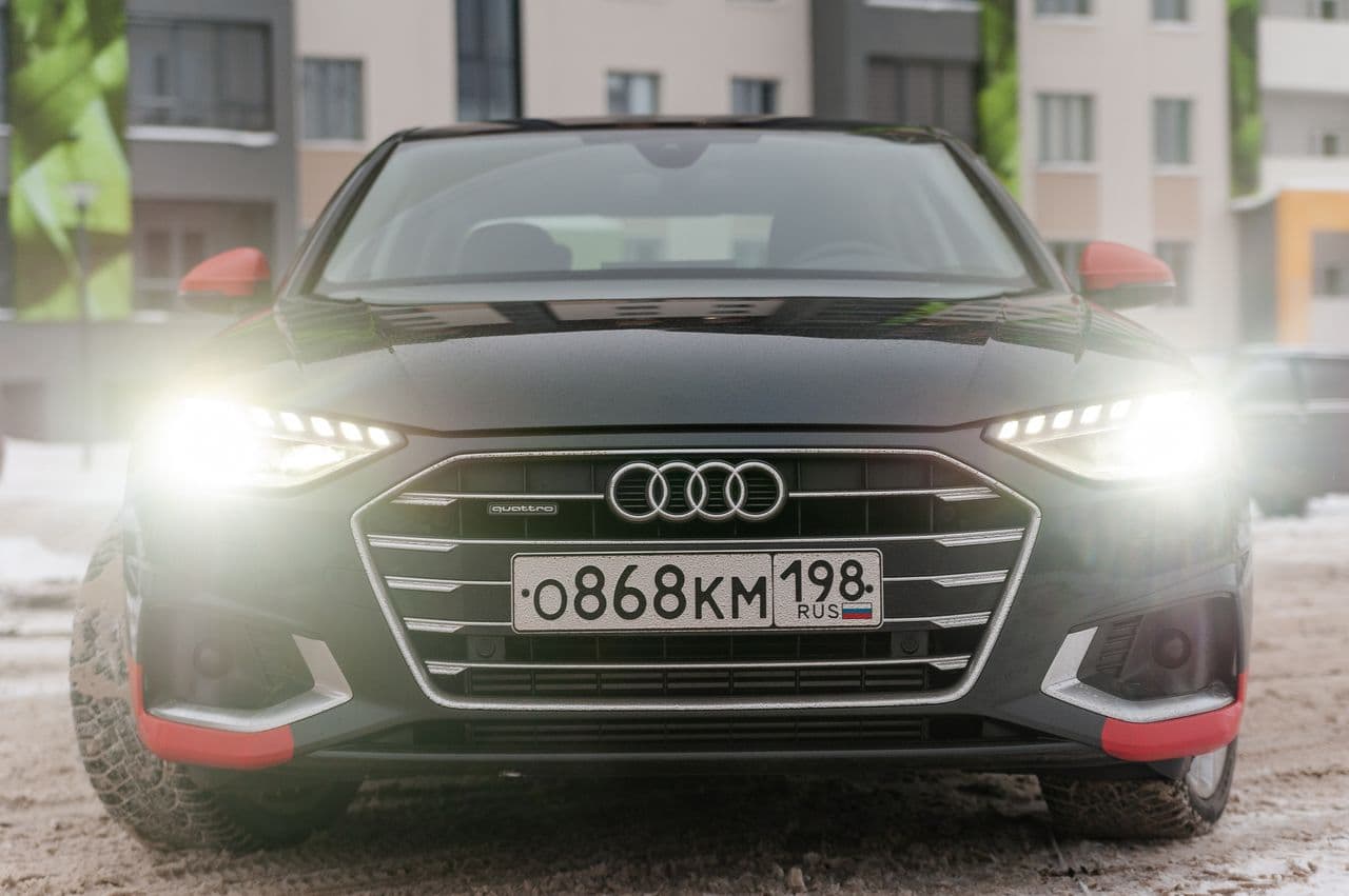 «Пристегнись, я стартую»: тест-драйв обновлённого AUDI A4 2020 