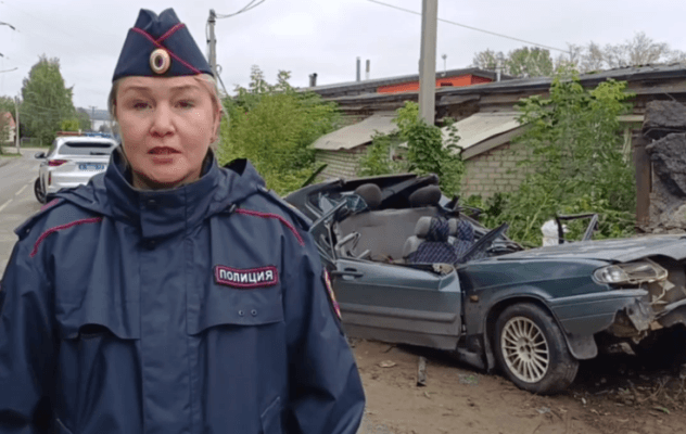 В Кирове водитель ВАЗ-2114 скончался, когда врезался в здание