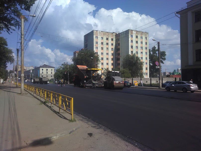 Ульяновскую закатали, настал черед Комсомольской