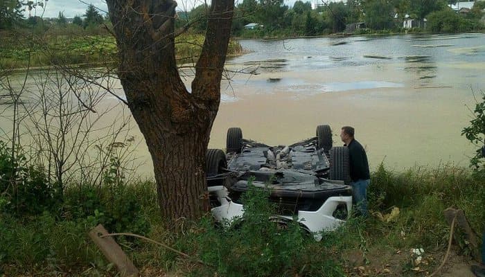 Водитель перевернувшейся CX-5 отказался оформлять аварию