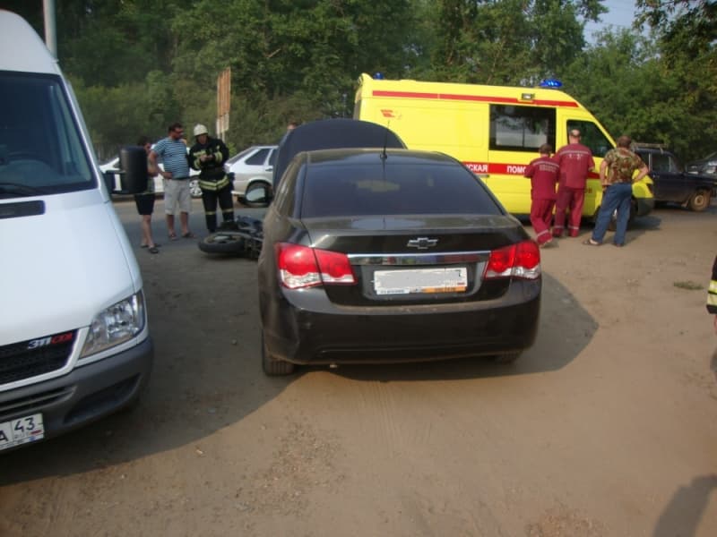 Из-за двойного ДТП дамба Макарья встала в полуторачасовую пробку