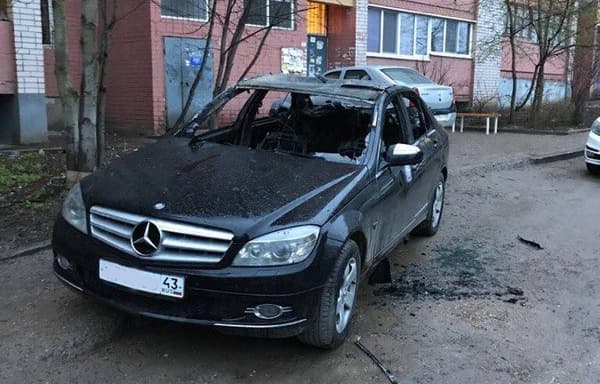 За выходные в Кирове сгорели 3 автомобиля