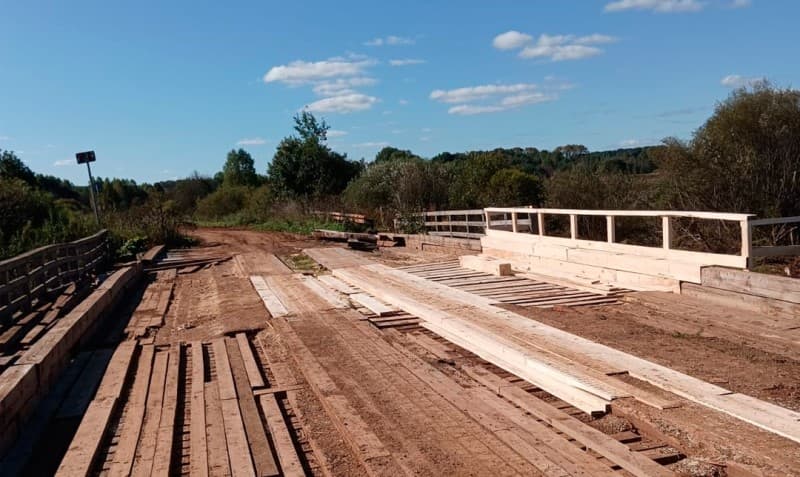 В Кировской области восстановили мост, на котором провалился КамАЗ