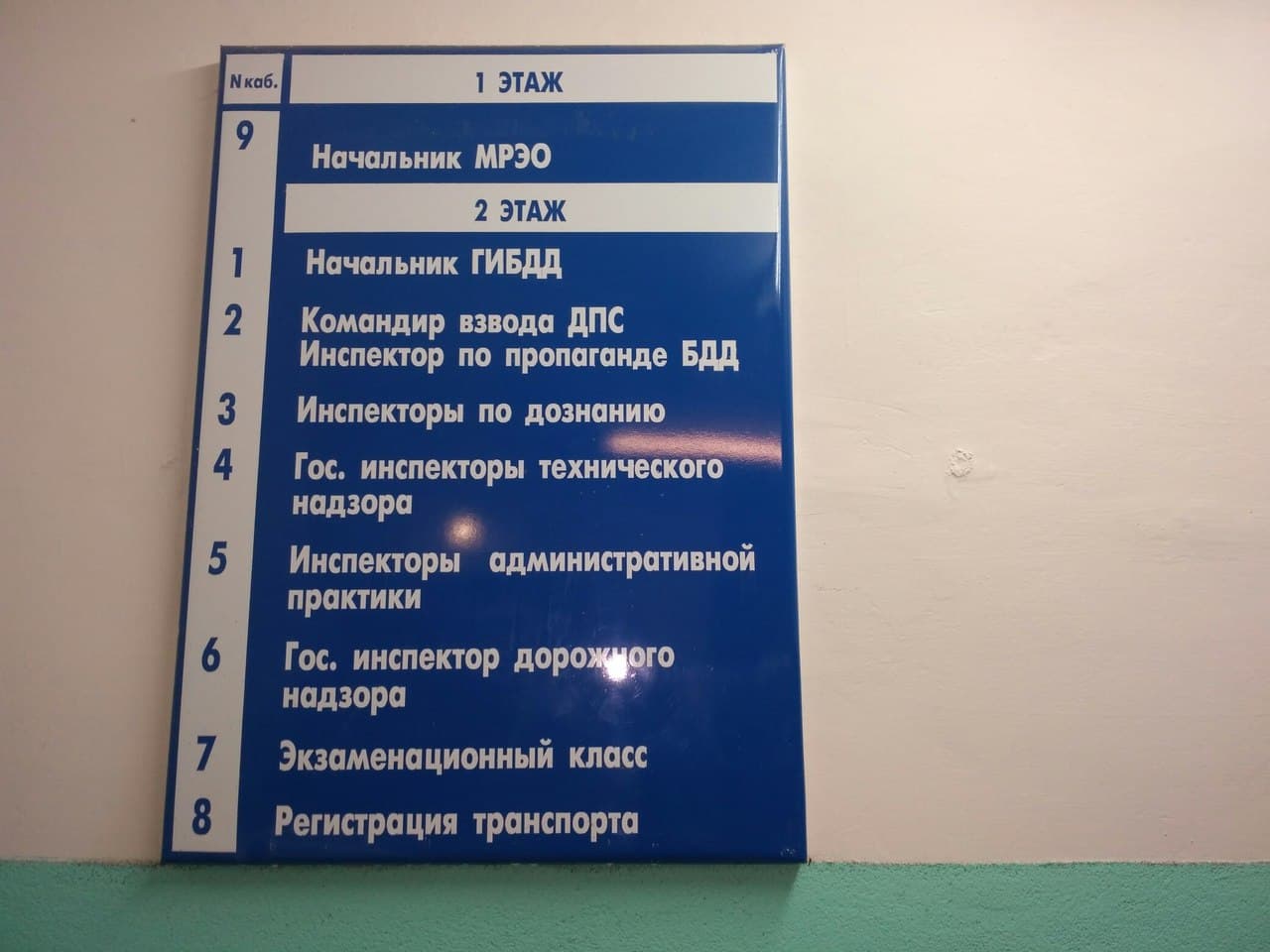 График работы ГИБДД на Химическом в новогодние праздники