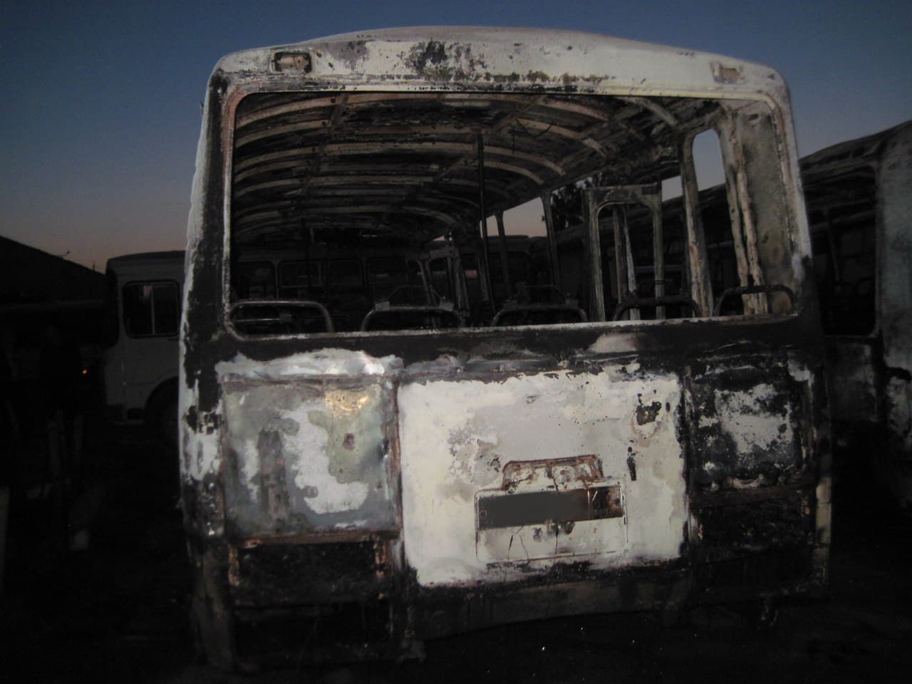 В Кирове 2 автобуса сгорели в ночь на 17 июля