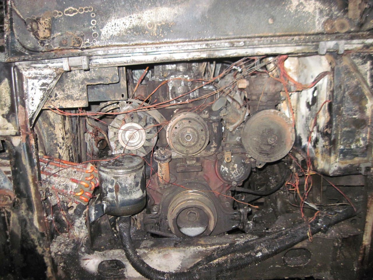 В Кирове 2 автобуса сгорели в ночь на 17 июля