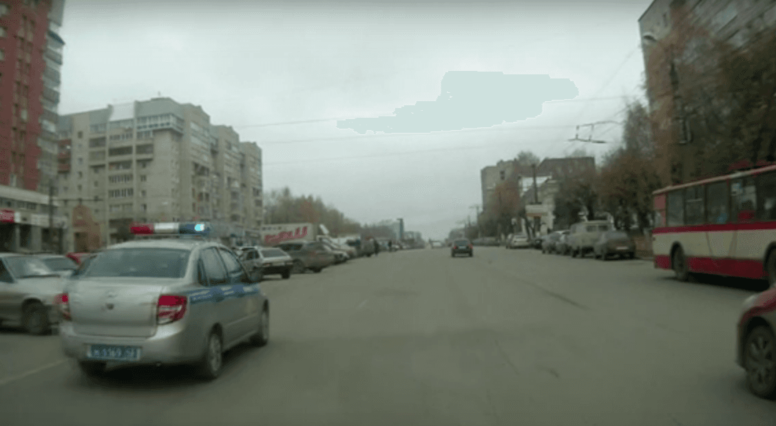 Мгновенное наказание. Водитель поплатился за непропущенного пешехода