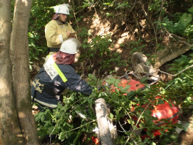Снова женщина на «Юпитере» и снова без «прав»— авария в Пижанке