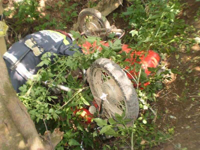 Снова женщина на «Юпитере» и снова без «прав»— авария в Пижанке