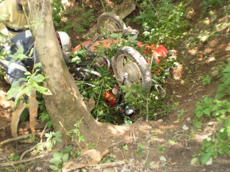 Снова женщина на «Юпитере» и снова без «прав»— авария в Пижанке