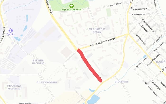 Улица Попова стала длиннее на полкилометра