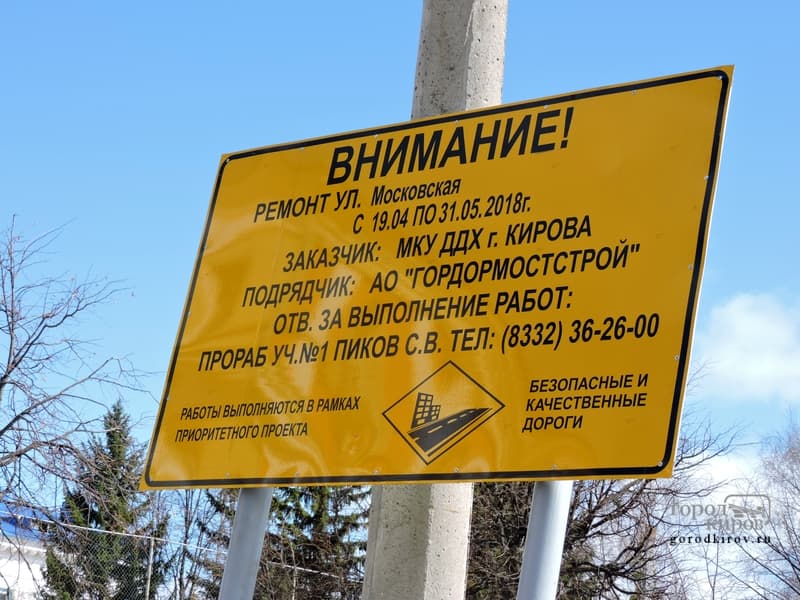 В Кирове начался глобальный ремонт дорог