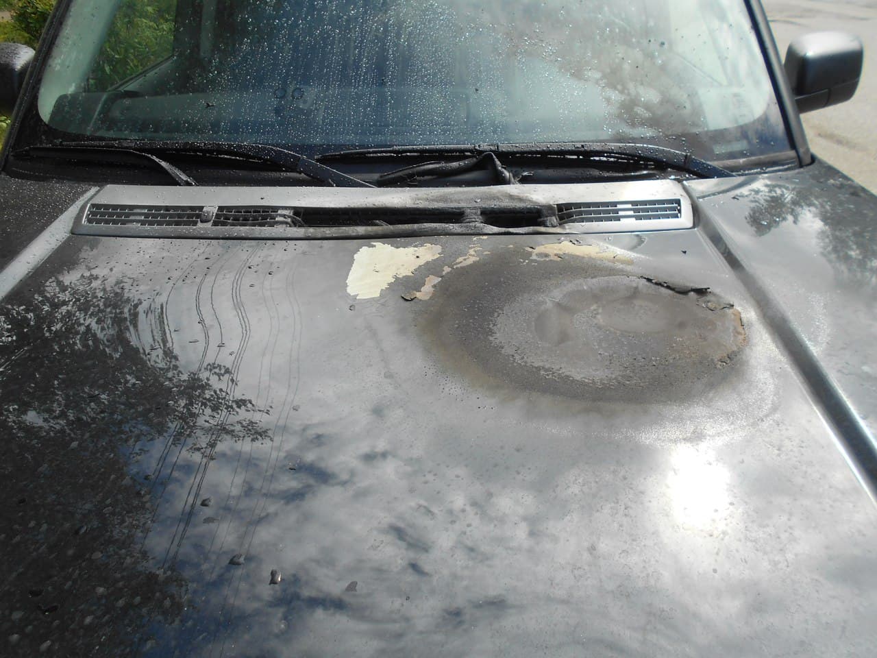 На Романа Ердякова вспыхнул Range Rover