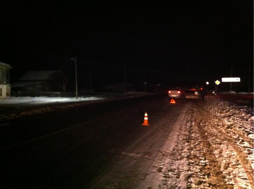 Водитель сбил женщину и напился