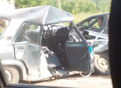 Не пропустил «скорую» - авария на Щорса