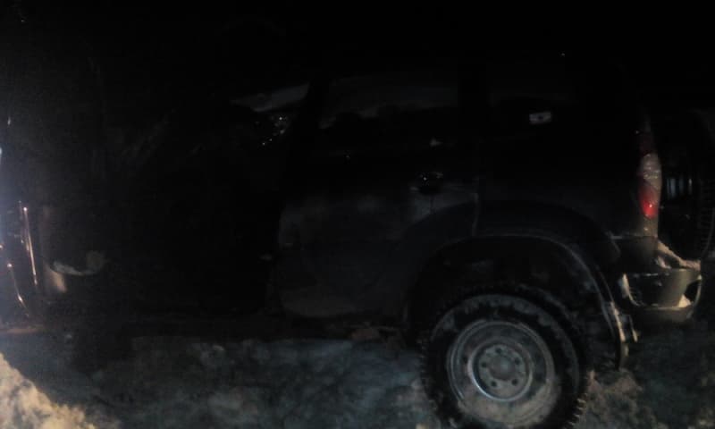 По дороге в Советск столкнулись Niva и Renault