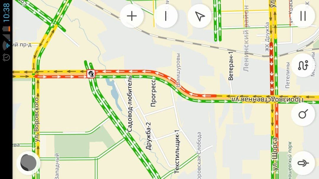 Производственная вновь встала из-за небольшого ДТП