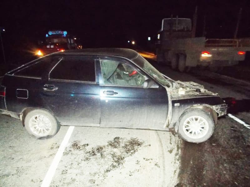 В Яранском районе ВАЗ залетел под прицеп «КамАЗа»